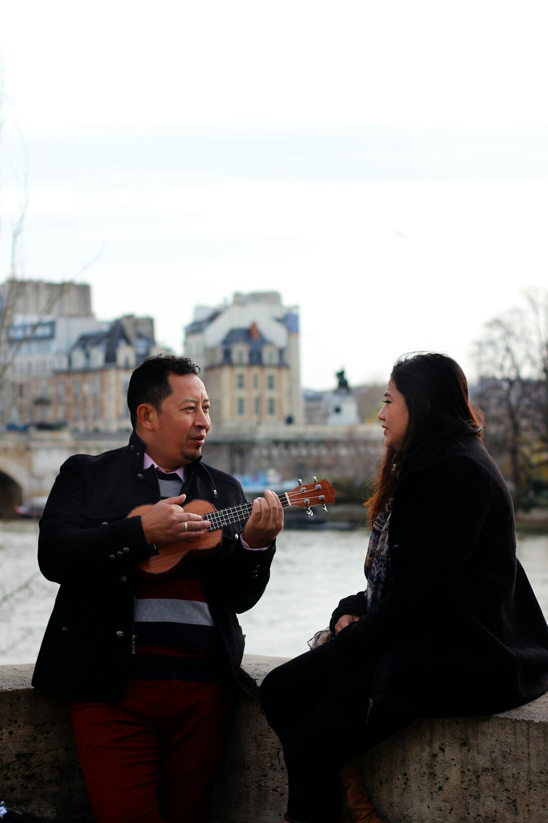 Instructor coaching a student on interview technique
